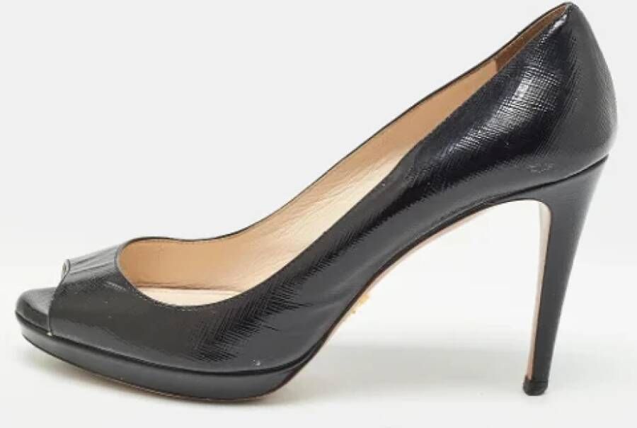 Prada Vintage Pre-owned Fabric heels Black Dames