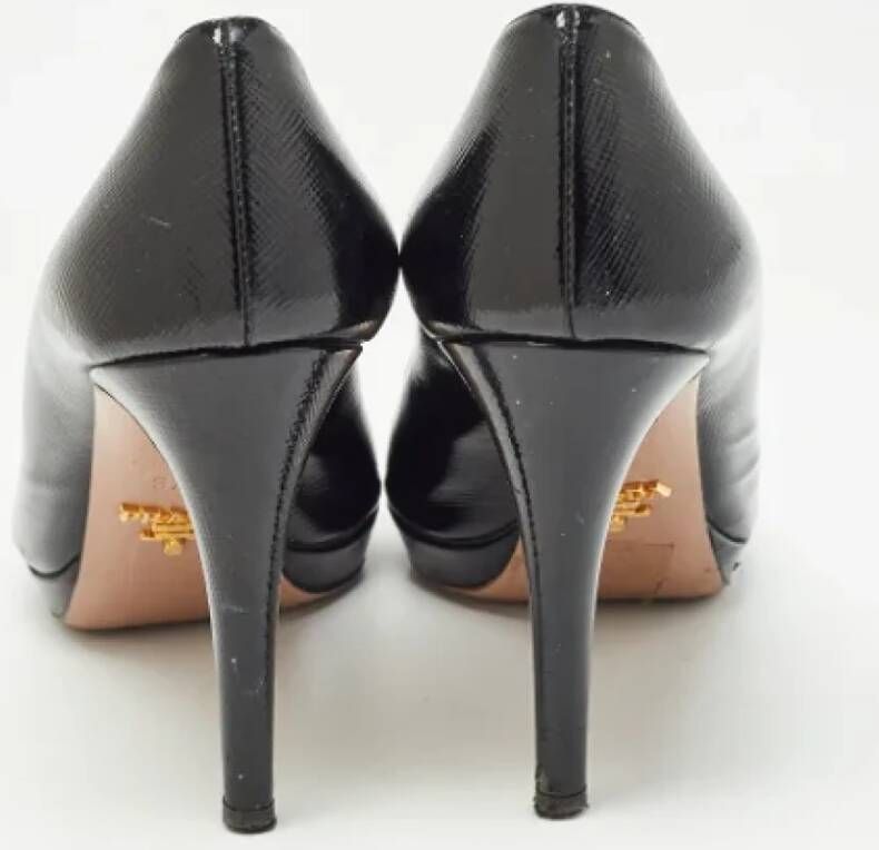 Prada Vintage Pre-owned Fabric heels Black Dames