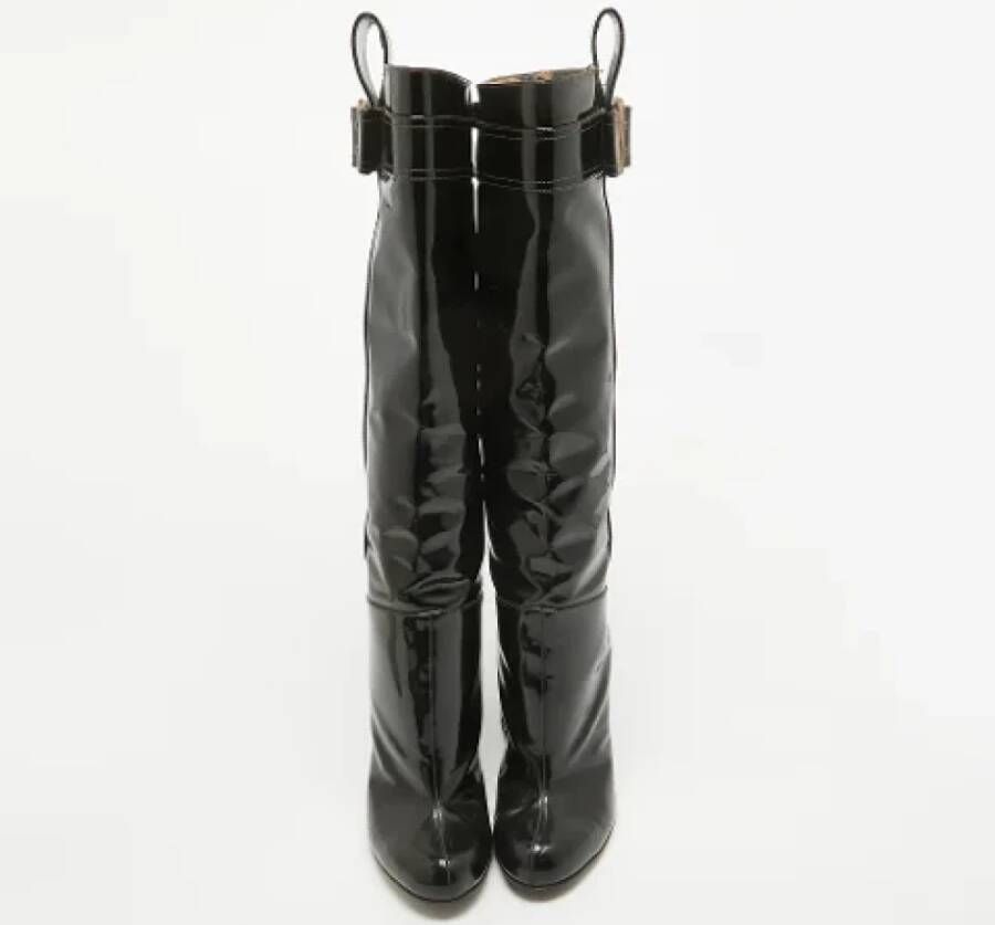 Prada Vintage Pre-owned Leather boots Black Dames