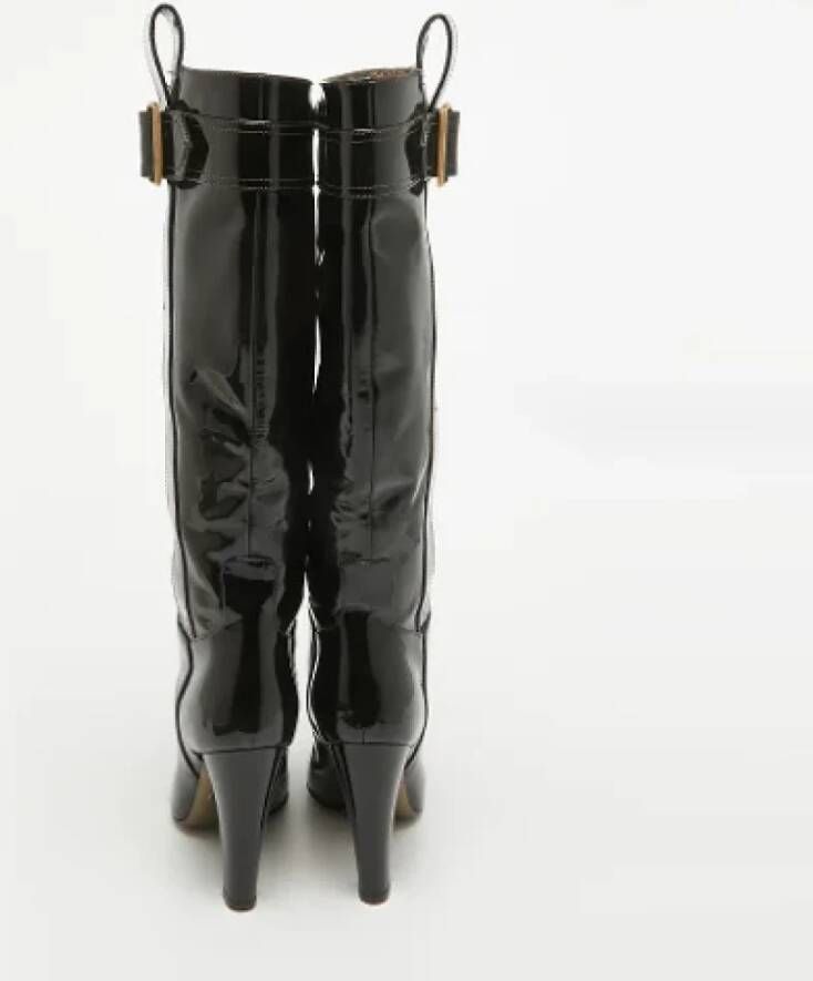 Prada Vintage Pre-owned Leather boots Black Dames