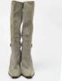 Prada Vintage Pre-owned Leather boots Gray Dames - Thumbnail 3