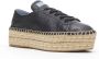 Prada Vintage Pre-owned Leather espadrilles Black Dames - Thumbnail 2