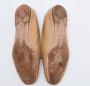 Prada Vintage Pre-owned Leather flats Beige Dames - Thumbnail 6