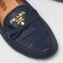 Prada Vintage Pre-owned Leather flats Blue Dames - Thumbnail 7