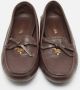 Prada Vintage Pre-owned Leather flats Brown Dames - Thumbnail 3