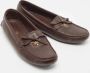 Prada Vintage Pre-owned Leather flats Brown Dames - Thumbnail 4