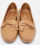 Prada Vintage Pre-owned Leather flats Brown Dames - Thumbnail 3