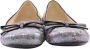 Prada Vintage Pre-owned Leather flats Gray Dames - Thumbnail 2