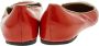 Prada Vintage Pre-owned Leather flats Orange Dames - Thumbnail 4