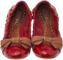 Prada Vintage Pre-owned Leather flats Red Dames - Thumbnail 2