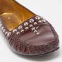 Prada Vintage Pre-owned Leather flats Red Dames - Thumbnail 7