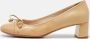 Prada Vintage Pre-owned Leather heels Beige Dames - Thumbnail 2