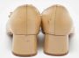 Prada Vintage Pre-owned Leather heels Beige Dames - Thumbnail 5