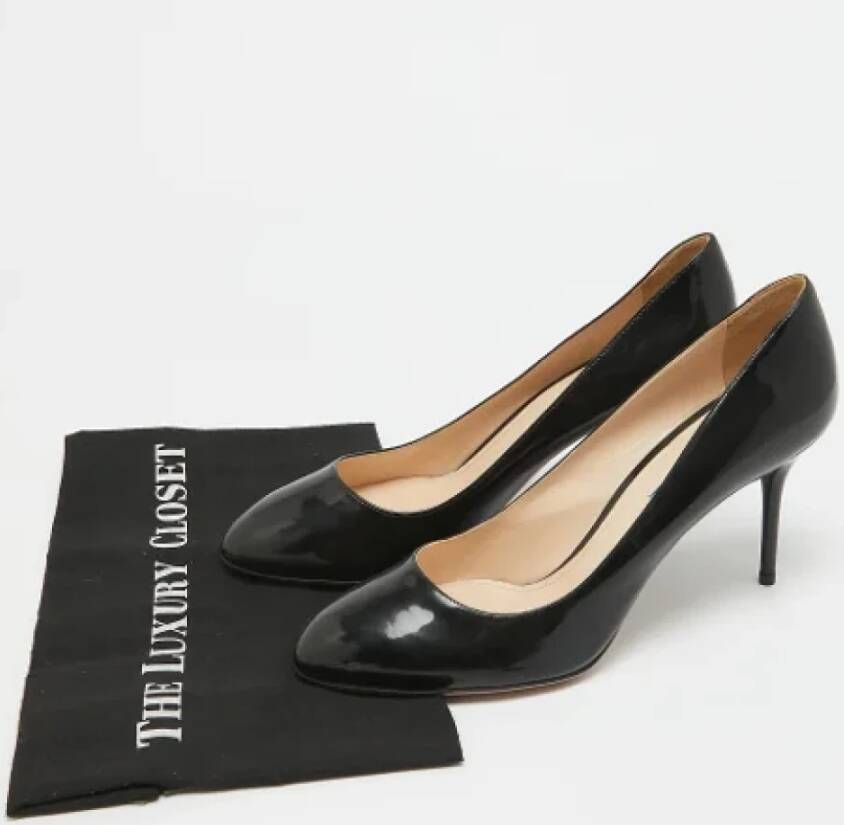 Prada Vintage Pre-owned Leather heels Black Dames