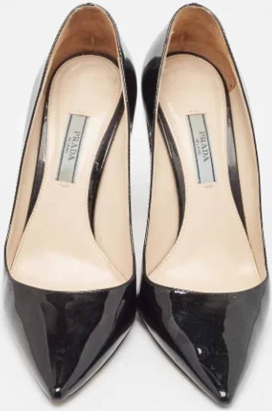 Prada Vintage Pre-owned Leather heels Black Dames