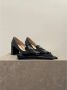 Prada Vintage Pre-owned Leather heels Black Dames - Thumbnail 8