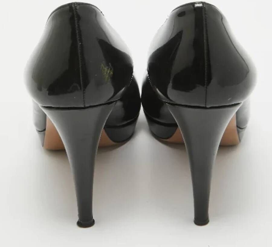 Prada Vintage Pre-owned Leather heels Black Dames