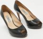 Prada Vintage Pre-owned Leather heels Black Dames - Thumbnail 3