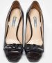 Prada Vintage Pre-owned Leather heels Black Dames - Thumbnail 3