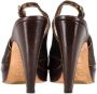 Prada Vintage Pre-owned Leather heels Brown Dames - Thumbnail 4