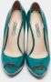 Prada Vintage Pre-owned Leather heels Green Dames - Thumbnail 3