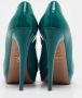 Prada Vintage Pre-owned Leather heels Green Dames - Thumbnail 5