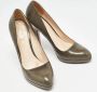 Prada Vintage Pre-owned Leather heels Green Dames - Thumbnail 4