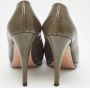 Prada Vintage Pre-owned Leather heels Green Dames - Thumbnail 5