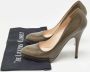 Prada Vintage Pre-owned Leather heels Green Dames - Thumbnail 9