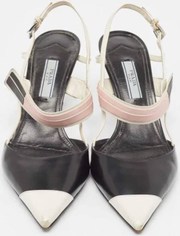 Prada Vintage Pre-owned Leather heels Multicolor Dames