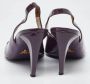 Prada Vintage Pre-owned Leather heels Purple Dames - Thumbnail 5