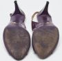 Prada Vintage Pre-owned Leather heels Purple Dames - Thumbnail 6