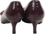 Prada Vintage Pre-owned Leather heels Purple Dames - Thumbnail 3