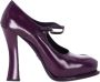 Prada Vintage Pre-owned Leather heels Purple Dames - Thumbnail 5