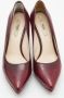 Prada Vintage Pre-owned Leather heels Red Dames - Thumbnail 3