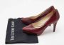 Prada Vintage Pre-owned Leather heels Red Dames - Thumbnail 9