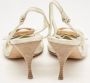 Prada Vintage Pre-owned Leather heels White Dames - Thumbnail 4