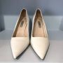 Prada Vintage Pre-owned Leather heels White Dames - Thumbnail 2