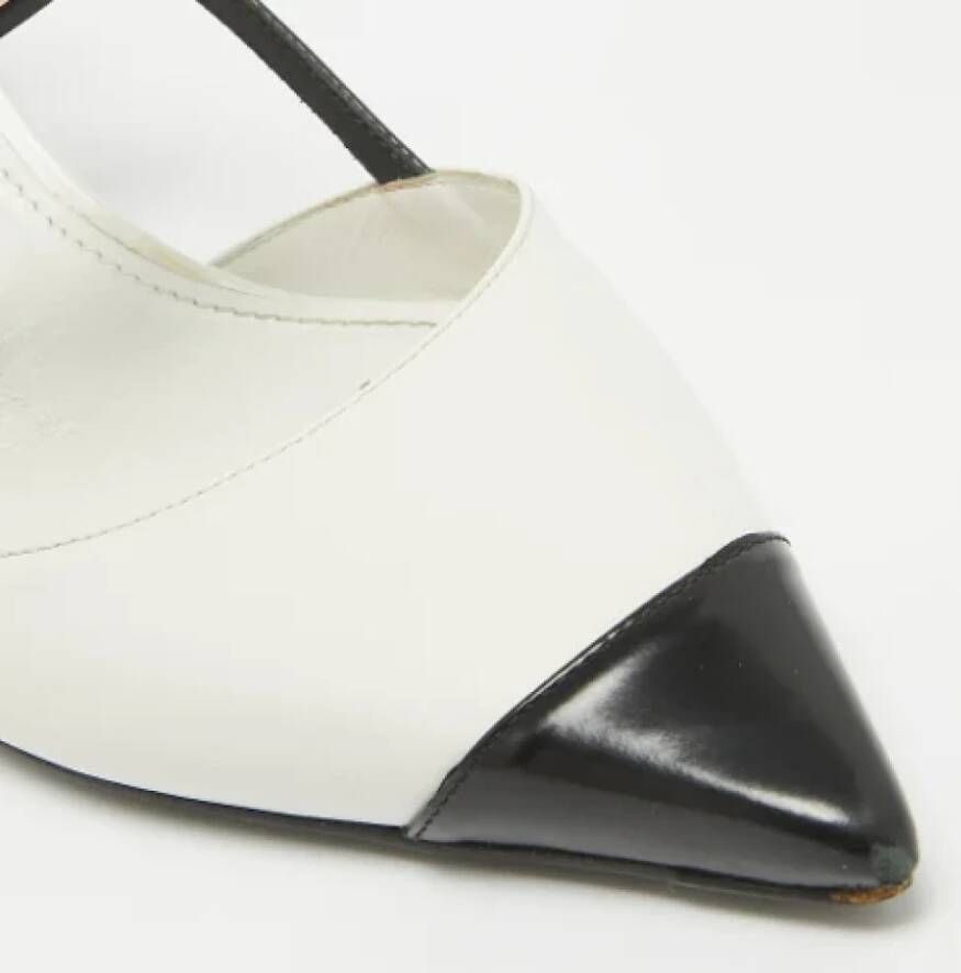 Prada Vintage Pre-owned Leather heels White Dames