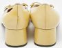 Prada Vintage Pre-owned Leather heels Yellow Dames - Thumbnail 5