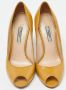 Prada Vintage Pre-owned Leather heels Yellow Dames - Thumbnail 3