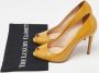 Prada Vintage Pre-owned Leather heels Yellow Dames - Thumbnail 9