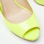 Prada Vintage Pre-owned Leather heels Yellow Dames - Thumbnail 7