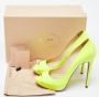 Prada Vintage Pre-owned Leather heels Yellow Dames - Thumbnail 9