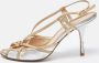 Prada Vintage Pre-owned Leather sandals Beige Dames - Thumbnail 2