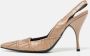 Prada Vintage Pre-owned Leather sandals Beige Dames - Thumbnail 2