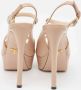 Prada Vintage Pre-owned Leather sandals Beige Dames - Thumbnail 5