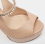 Prada Vintage Pre-owned Leather sandals Beige Dames - Thumbnail 7