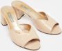 Prada Vintage Pre-owned Leather sandals Beige Dames - Thumbnail 4