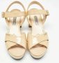 Prada Vintage Pre-owned Leather sandals Beige Dames - Thumbnail 3